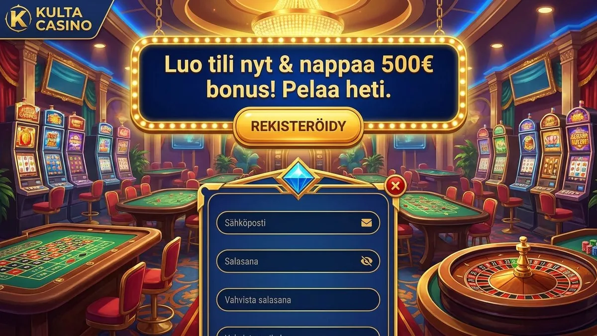 Rekisteröidy bonuksella